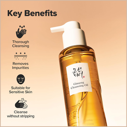 Ginseng Cleansing Oil | Lightweight Makeup-Melting Facial Oil