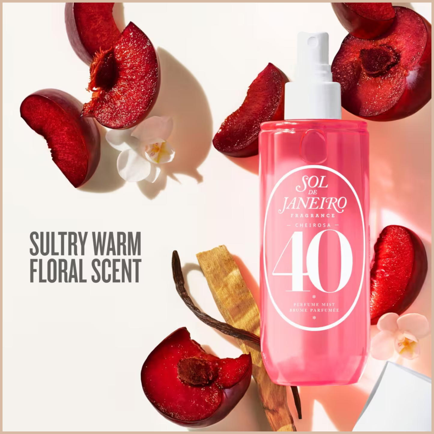 Cheirosa 40 Hair & Body Perfume Mist – Warm Floral & Vanilla Woods Fragrance