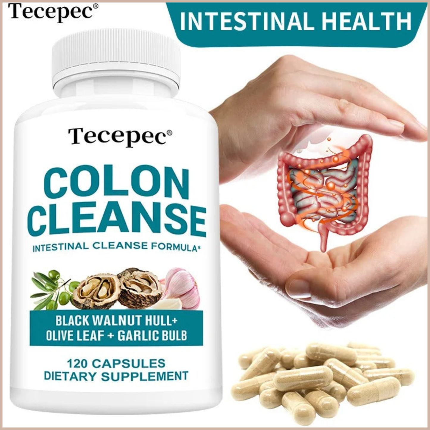Colon Cleansing Capsules – Detox, Digestive Balance & Intestinal Health – Metabolism Support