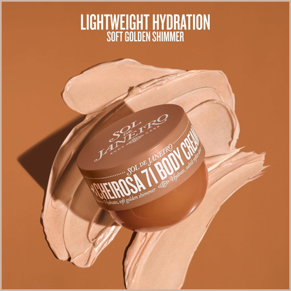 Limited Edition Cheirosa 71 Shimmering Body Cream – Vanilla Body Cream with Golden Shimmer, Macadamia Nut Butter & Tonka Bean