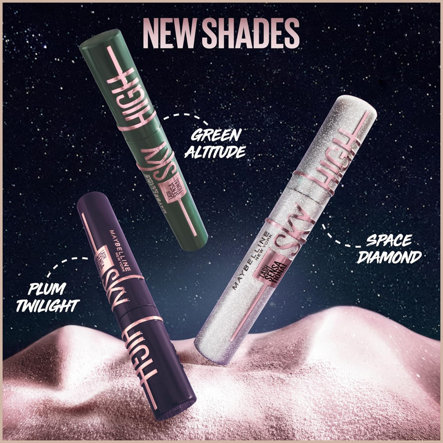 Lash Sensational Sky High Mascara – Lengthening, Volumizing & Lightweight Lash Definition - COSMIC BLACK