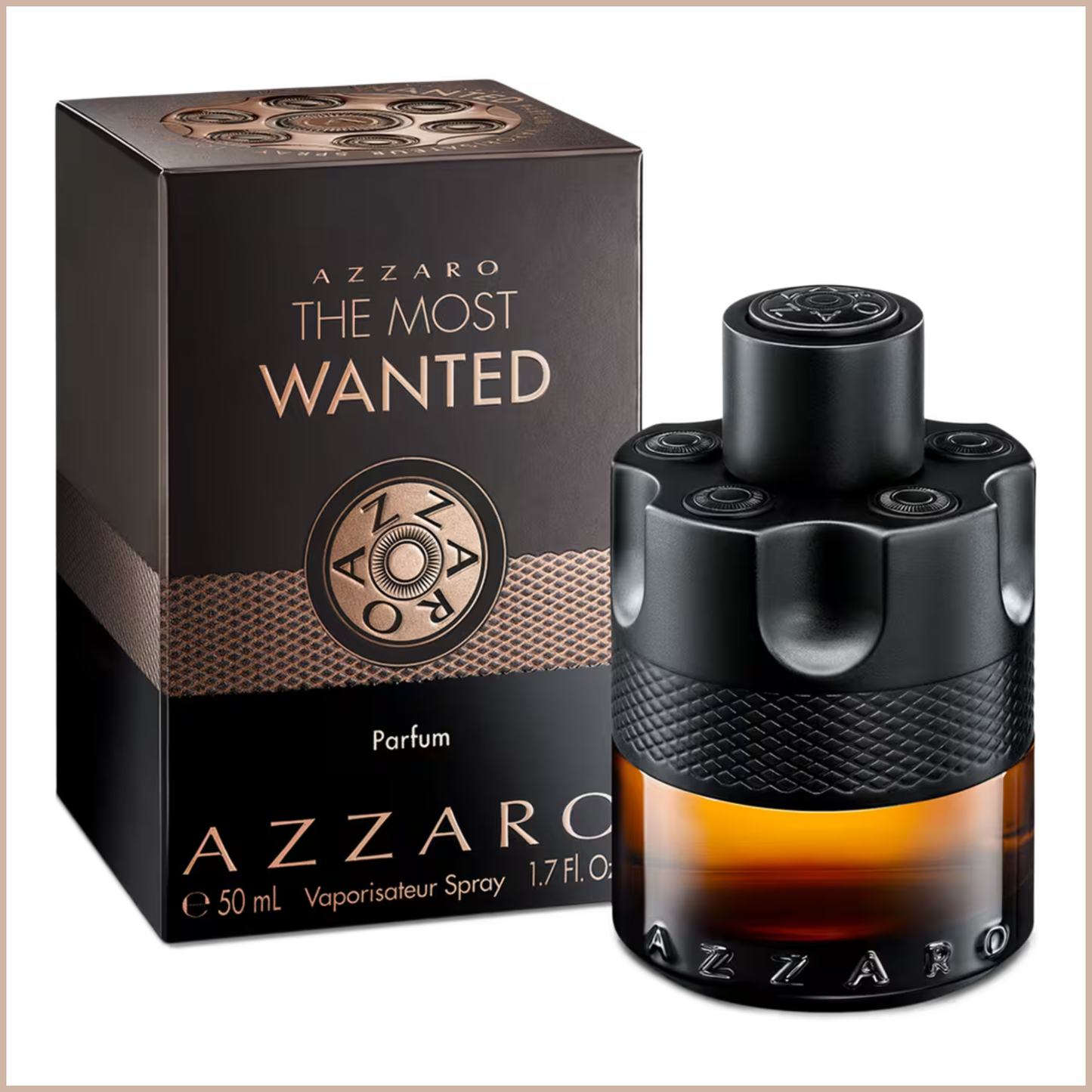 The Most Wanted Parfum – Intense Spicy Fougere Cologne with Red Ginger, Incandescent Woods & Bourbon Vanilla