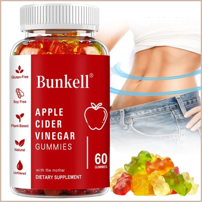 Apple Cider Vinegar Gummies – Weight Management, Digestion & Immunity Support – Vitamin B12, Gluten Free, Non-GMO