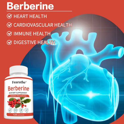 Berberine 2000mg Capsules for Metabolic & Digestive Support, 30 Count