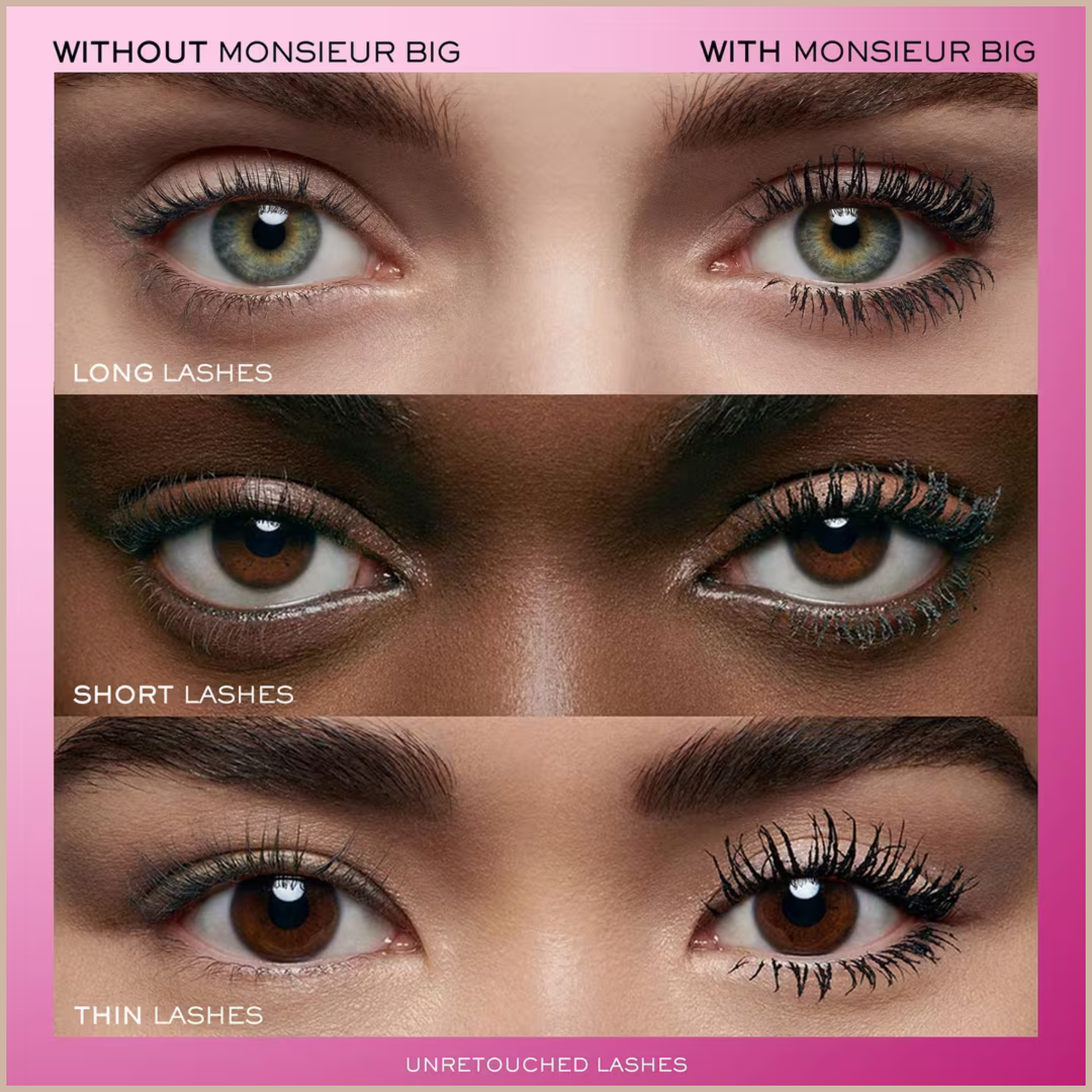 Monsieur Big Volumizing Mascara – Up to 12x Volume, 24H Wear & False-Lash Effect