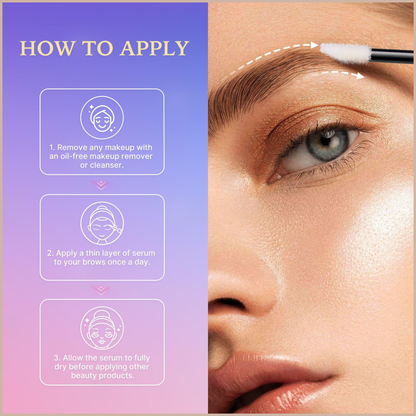 Eyebrow Growth Serum – Advanced Brow Enhancing Serum for Longer, Fuller & Thicker-Looking Eyebrows – 3ml