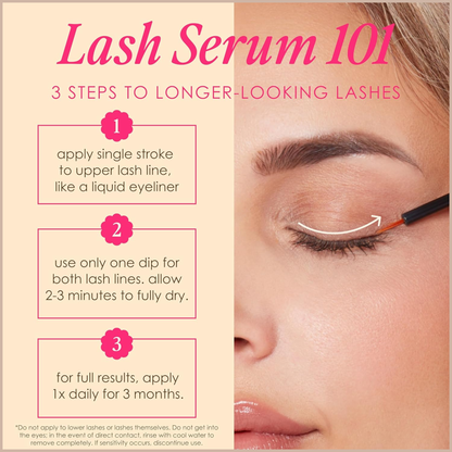 GrandeLASH-MD Lash Enhancing Serum – Peptide & Vitamin Infused Formula for Longer, Thicker, Fuller-Looking Lashes – Ophthalmologist Tested