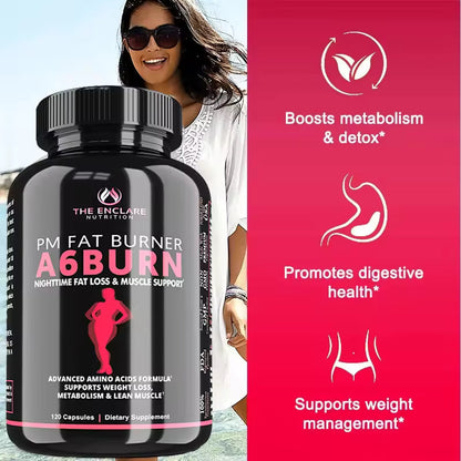 Fat Burner, Weight Loss Supplement, Healthy Weight Loss, Burn Belly Fat, Nutritional Supplement for Sleep Aid, 60 Count