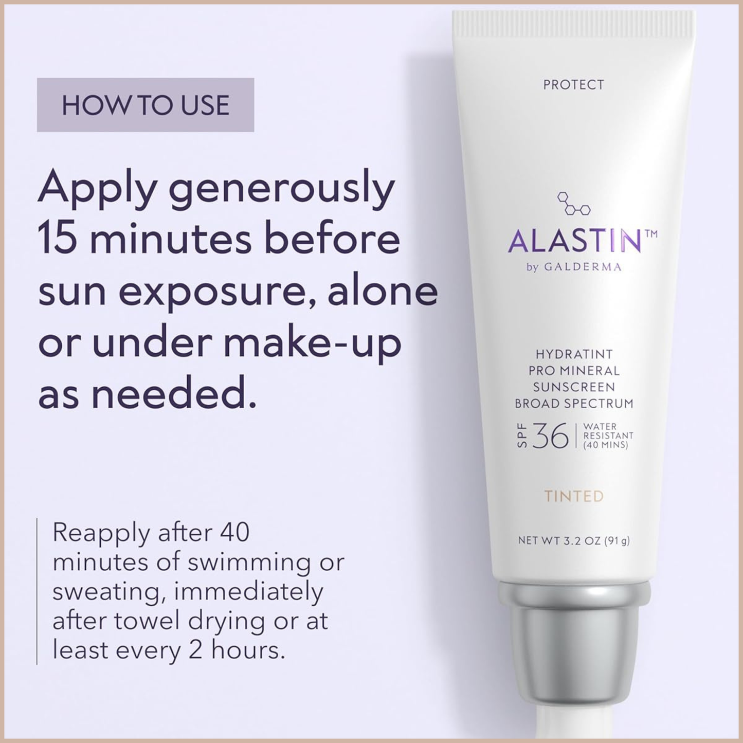 Mineral Sunscreen SPF 36 – Lightweight Broad-Spectrum UVA/UVB Protection & Hydrating Face Lotion