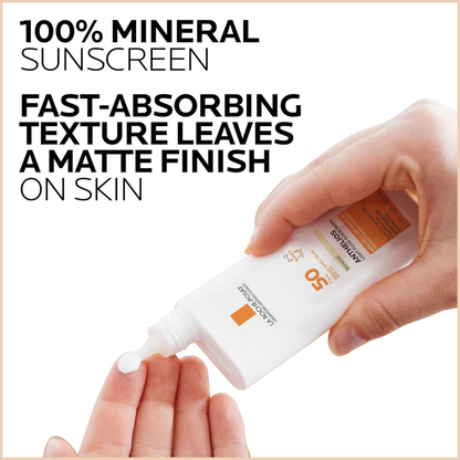 Anthelios Mineral Zinc Oxide Sunscreen SPF 50 – Ultra-Light Broad Spectrum Face Sunscreen with Matte Finish - Non-Tinted