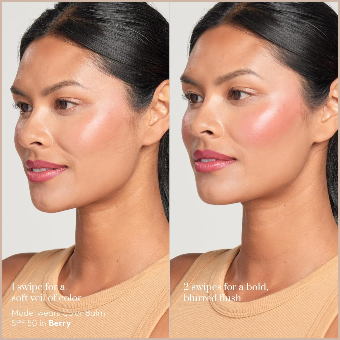 Sunforgettable Total Protection Color Balm SPF 50 – Mineral Broad Spectrum Lip & Cheek Balm with Buildable Color – Bronze