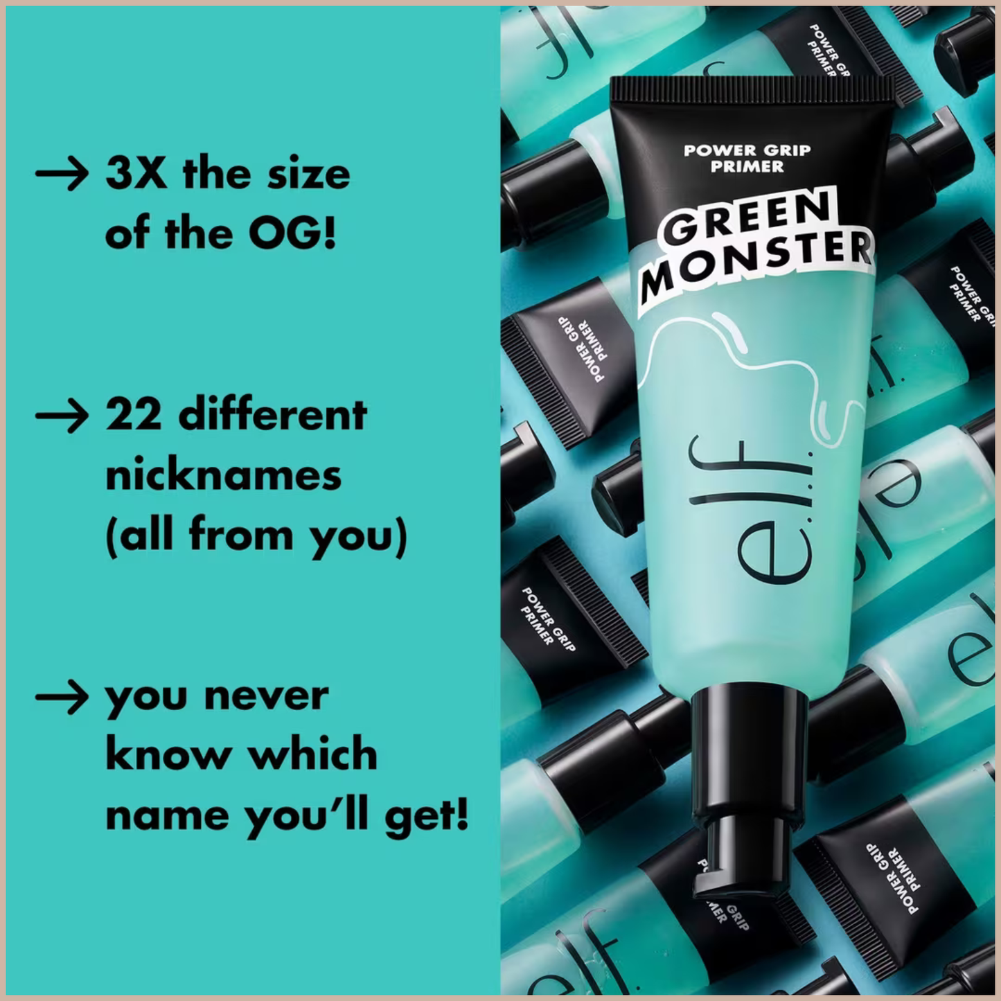 Jumbo Power Grip Primer – Hydrating Gel Makeup Primer with Hyaluronic Acid