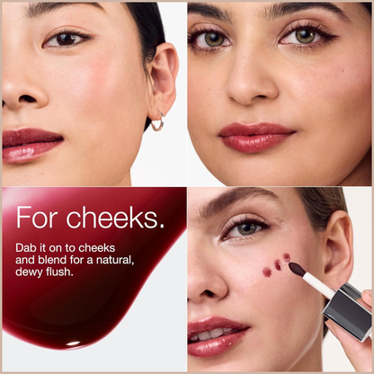 Pop Lip + Cheek Oil – Tinted 2-in-1 Lip & Cheek Oil for Dewy Color - Pink Honey