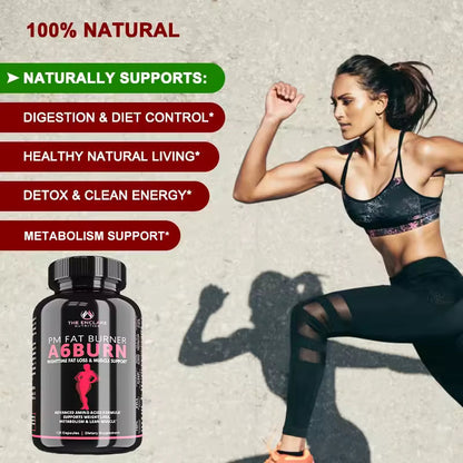 Fat Burner, Weight Loss Supplement, Healthy Weight Loss, Burn Belly Fat, Nutritional Supplement for Sleep Aid, 60 Count