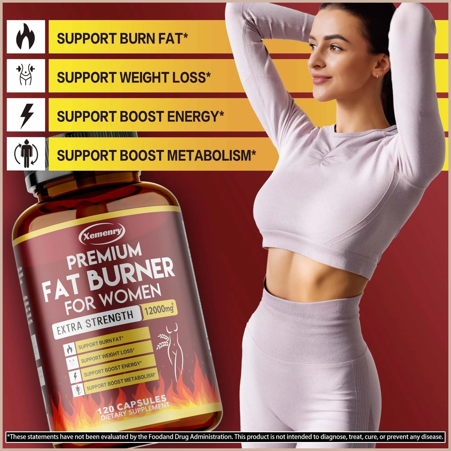 Green Tea Weight Management Capsules – Metabolism, Energy & Fat Support – 120 Count