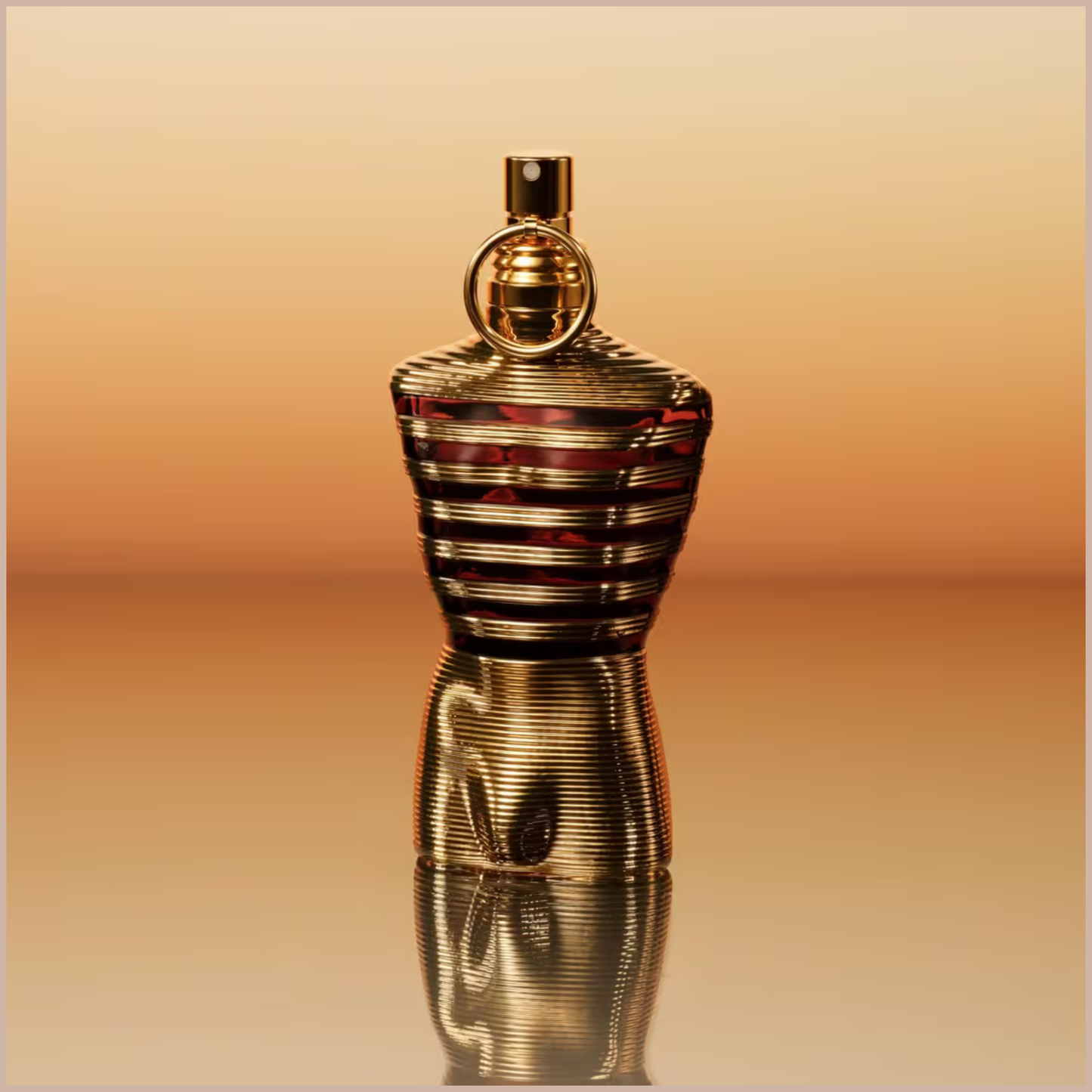 Le Male Elixir Parfum – Woody Aromatic Amber Fragrance with Lavender, Tonka Bean & Benzoin