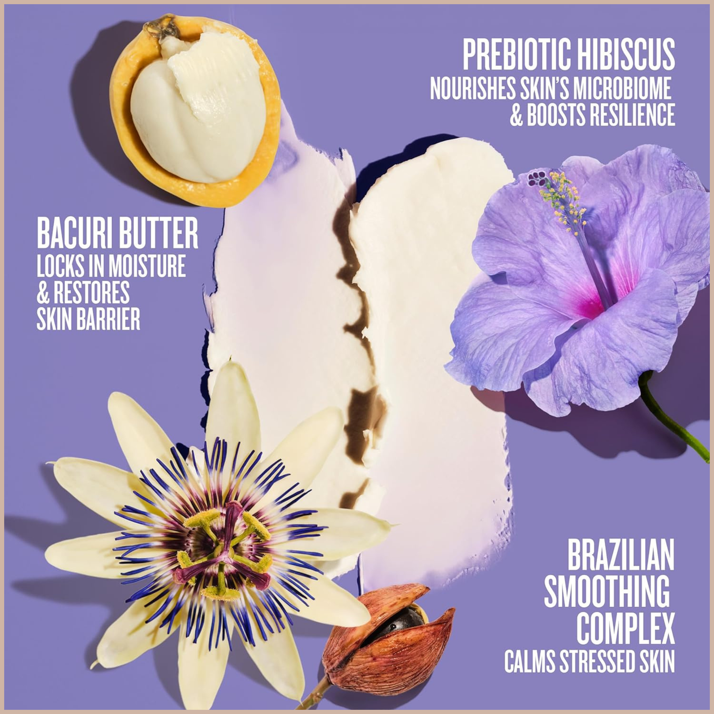 Delícia Drench Body Butter – Deep Moisture Body Cream with Bacuri Butter, Prebiotic Hibiscus & Cheirosa 59 Scent