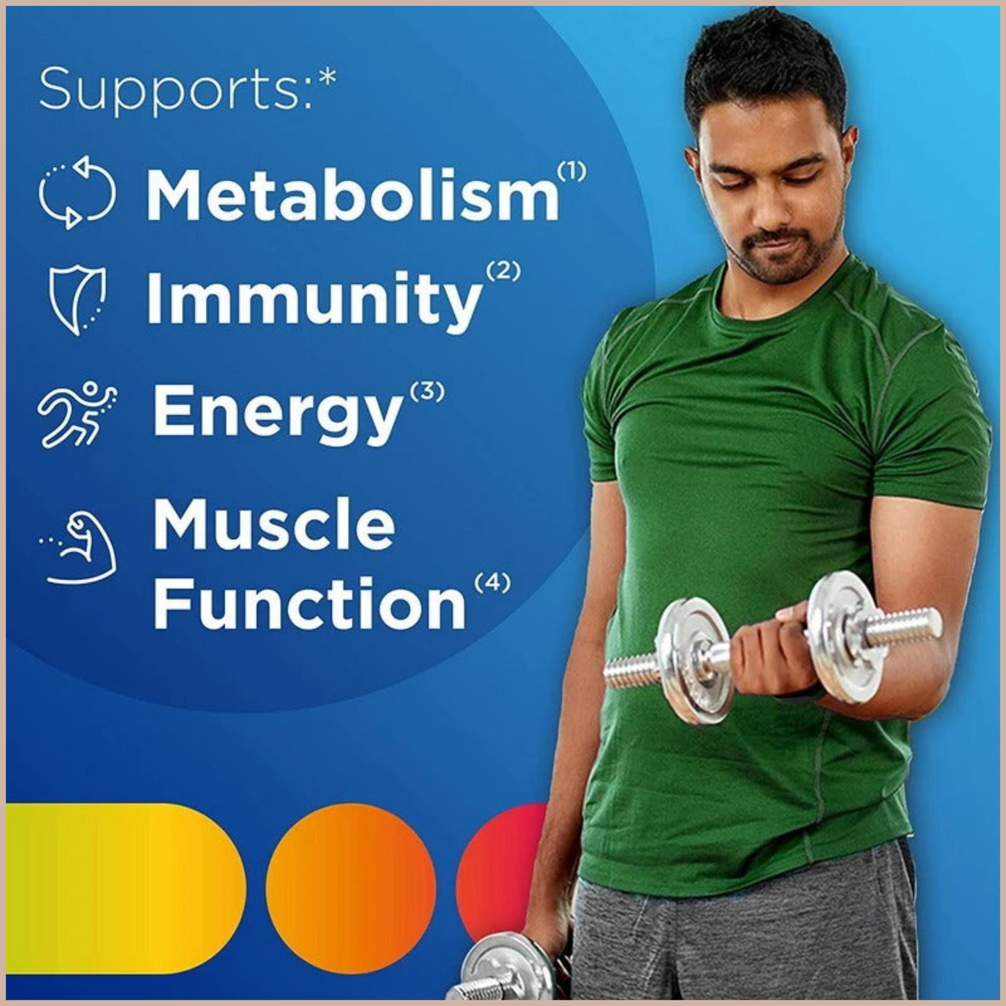 Centrum Multivitamin for Men – Energy, Muscle & Immune Support – 26 Vitamins & Minerals with Antioxidants
