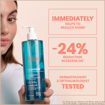 Cleanance Cleansing Gel – Daily Face & Body Cleanser for Oily, Blemish-Prone & Sensitive Skin