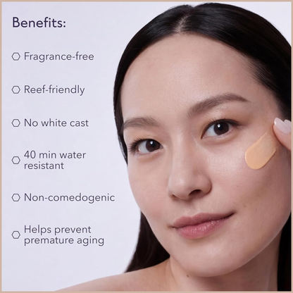 Mineral Sunscreen SPF 36 – Lightweight Broad-Spectrum UVA/UVB Protection & Hydrating Face Lotion