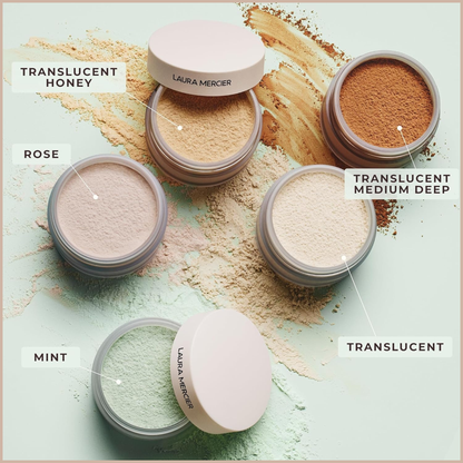 Translucent Loose Setting Powder – 24HR Shine Control, Soft Matte Finish & No Flashback - Tone-Up Rose