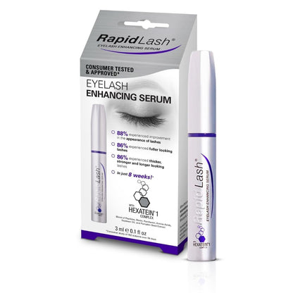 RapidLash Eyelash Enhancing Serum with HEXATEIN 1 Complex – Conditioning Lash Serum for Longer, Fuller & Thicker-Looking Lashes – 3ml / 0.1 fl oz