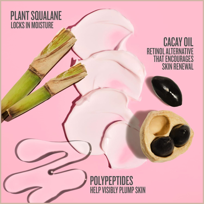 Collagen Boosting Beija Flor Elasti-Cream Body Cream – Hydrating Firming Body Cream with Cacay Oil, Plant Squalane & Cheirosa 68 Fragrance