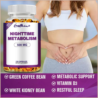 Nighttime Metabolism Capsules – Weight Management, Appetite & Metabolic Support – 120 Count