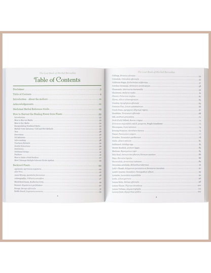 The Lost Book of Herbal Remedies – Plant Identification & Natural Remedies Guide Book
