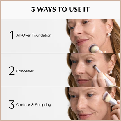 Heavenly Luxe Complexion Perfection Brush #7 – Dual-Ended Foundation & Concealer Brush