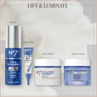 Lift & Luminate Triple Action Face Cream SPF 30 – Fragrance-Free Anti-Aging Day Moisturizer with Collagen Peptides & Brightening Complex – 1.69 oz
