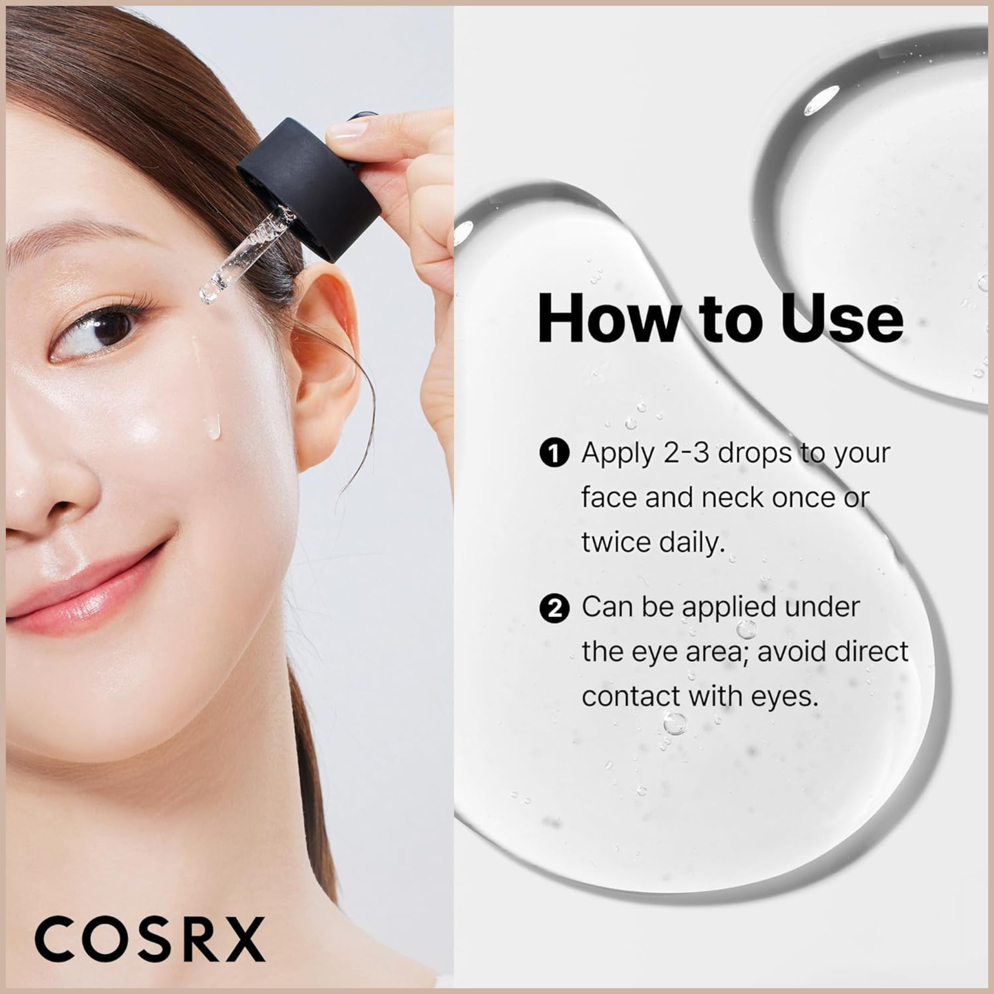 Pure Sodium Hyaluronic Acid 3% Serum – Hydrating Korean Face Serum with Ceramides & Natural Moisturizing Factors – 0.67 fl oz / 20ml