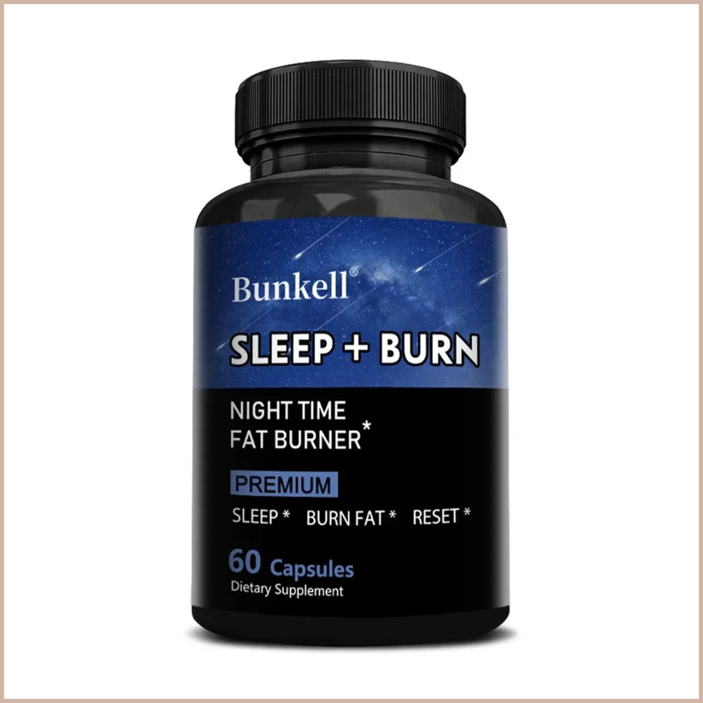 Nighttime Wellness Capsules with Melatonin, Adult Sleep Support Supplement, 60 count