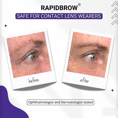 RapidBrow Eyebrow Enhancing Serum – Hydrating Brow Serum for Visibly Thicker-Looking Brows with HEXATEIN 2 Complex – 3ml
