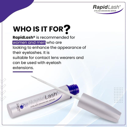 RapidLash Eyelash Enhancing Serum with HEXATEIN 1 Complex – Conditioning Lash Serum for Longer, Fuller & Thicker-Looking Lashes – 3ml / 0.1 fl oz