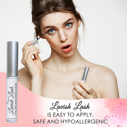 Pronexa Hairgenics Lavish Lash – Eyelash & Brow Enhancing Serum with Biotin, Peptides & Botanical Extracts – 3ml