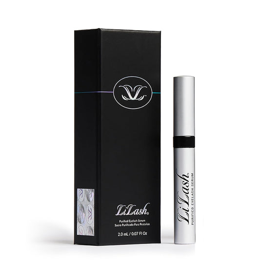LiLash Purified Eyelash Serum – Vegan Lash Enhancer for Longer, Fuller & Thicker-Looking Lashes – 2ml / 90-Day Supply