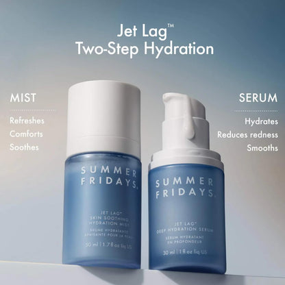 Summer Fridays Jet Lag Skin Soothing Hydration Face Mist – Ultra-Fine Hydrating Facial Spray for Dewy, Glowing Skin – 1.7 fl oz