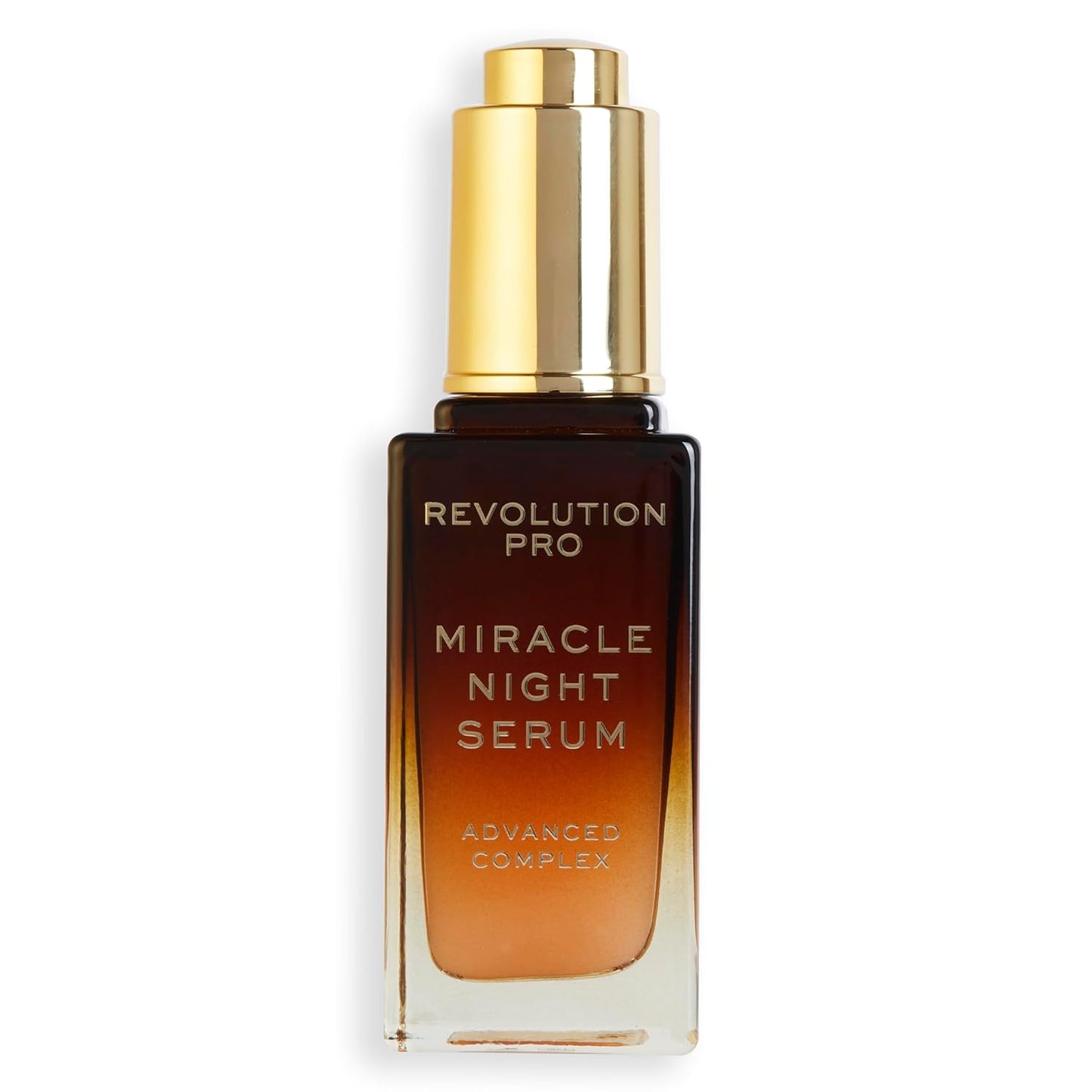 Revolution Pro Miracle Night Rescue Serum Advanced Complex – Overnight Face Serum with Hyaluronic Acid, Peptides, Ceramides & Probiotics – 1 oz