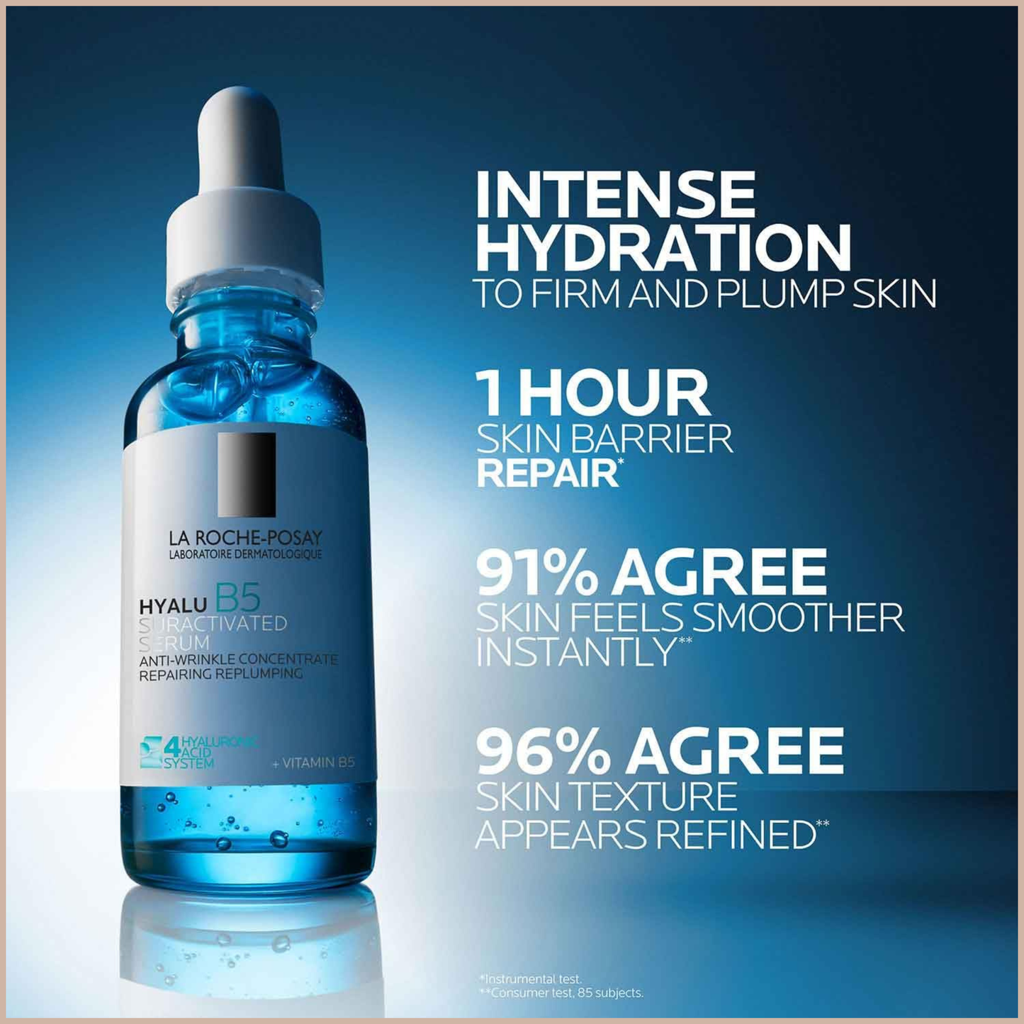 Hyalu B5 Pure Hyaluronic Acid Serum – Hydrating Face Serum with Vitamin B5, Hyaluronic Acid & Madecassoside – Oil-Free