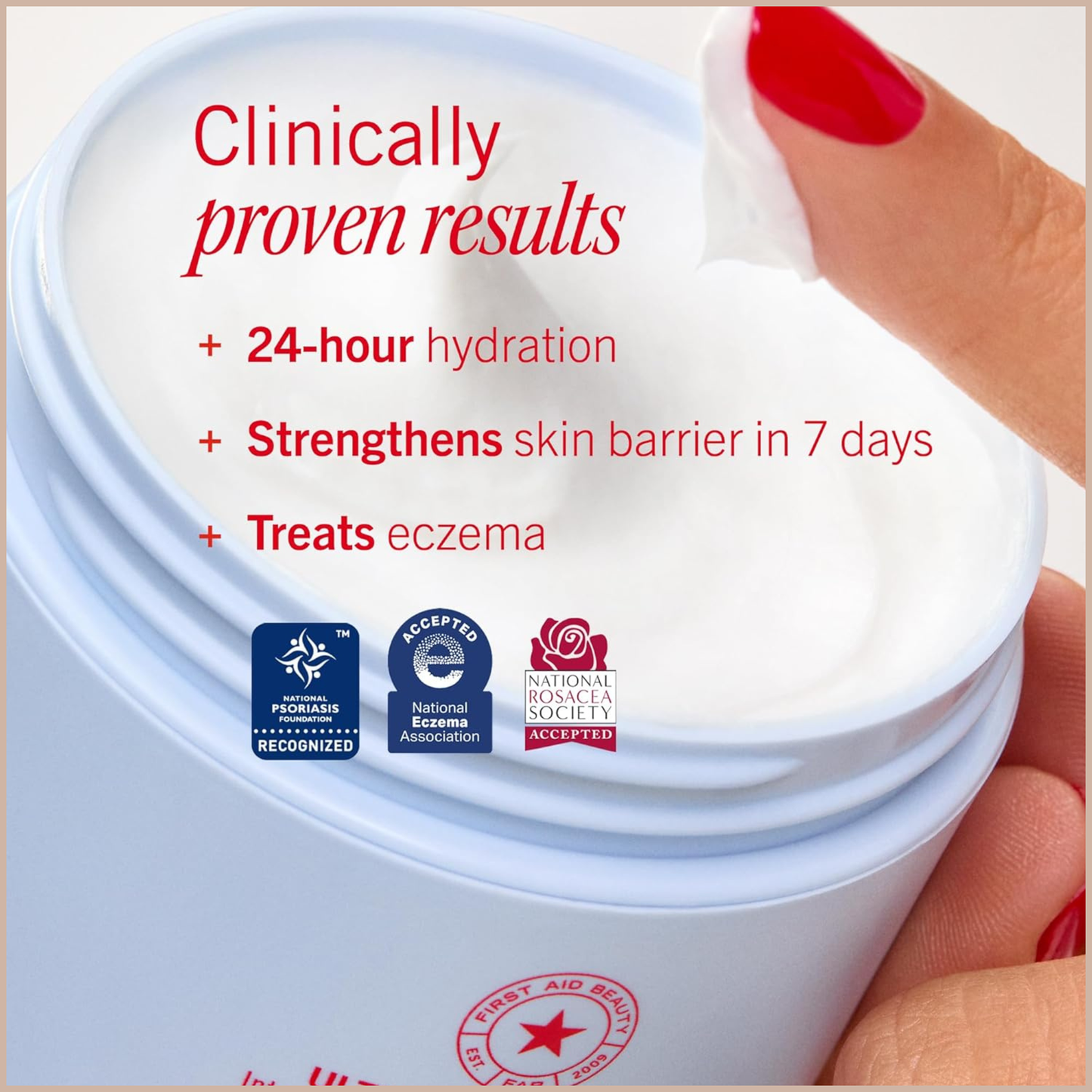First Aid Beauty Ultra Repair Cream – Intense Hydration Moisturizer