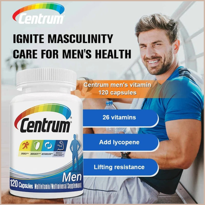 Centrum Multivitamin for Men – Energy, Muscle & Immune Support – 26 Vitamins & Minerals with Antioxidants