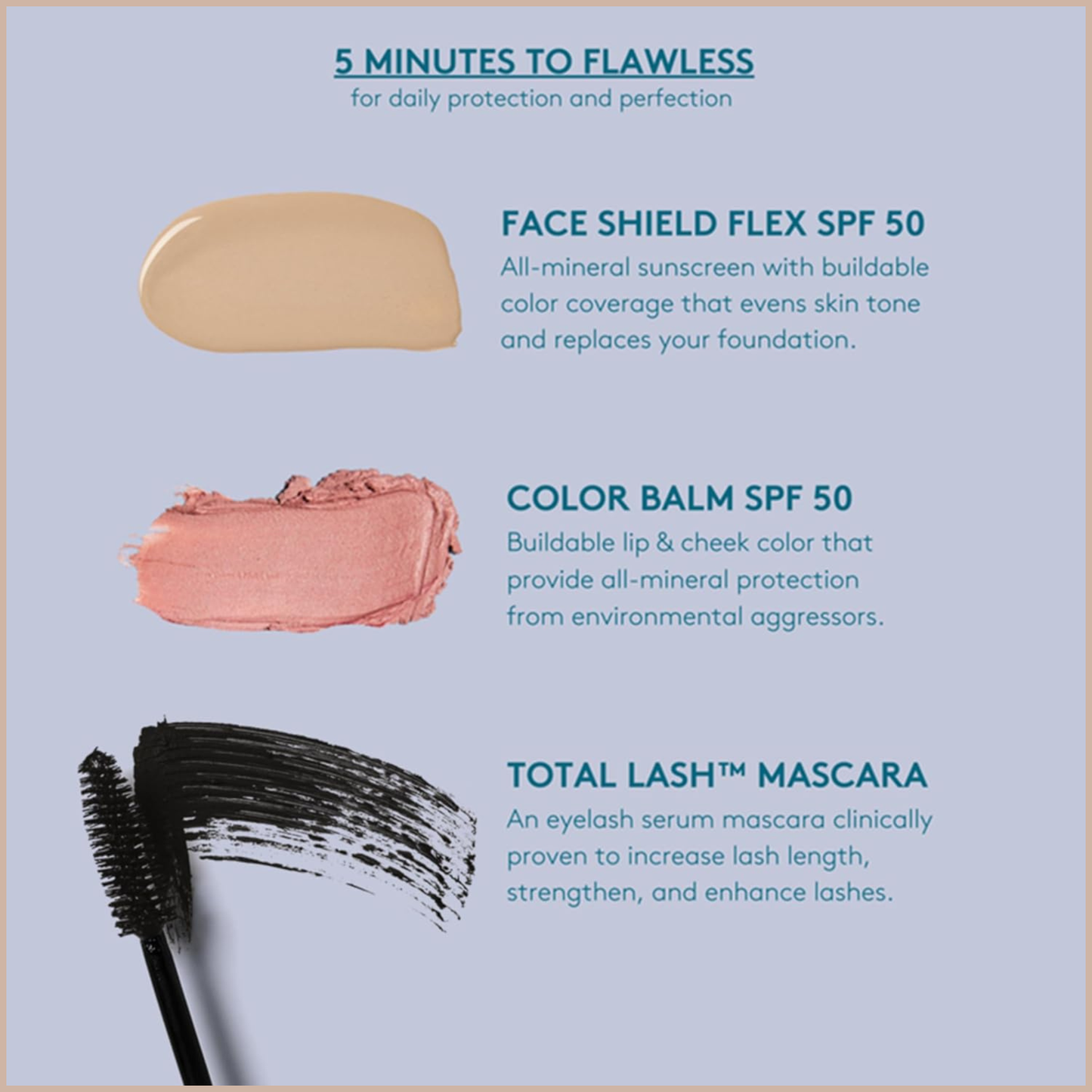 Sunforgettable Total Protection Color Balm SPF 50 – Mineral Broad Spectrum Lip & Cheek Balm with Buildable Color – Berry