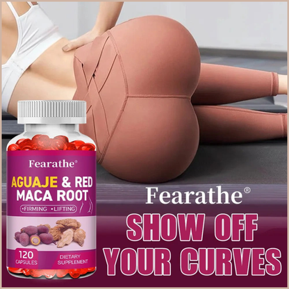 Organic Aguaje & Red Maca Root Capsules – Women’s Wellness, Body Balance, Energy & Immune Support – 120 Count