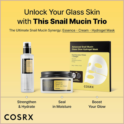 Advanced Snail 92 All In One Cream – 92% Snail Mucin Hydrating & Repairing Moisturizer