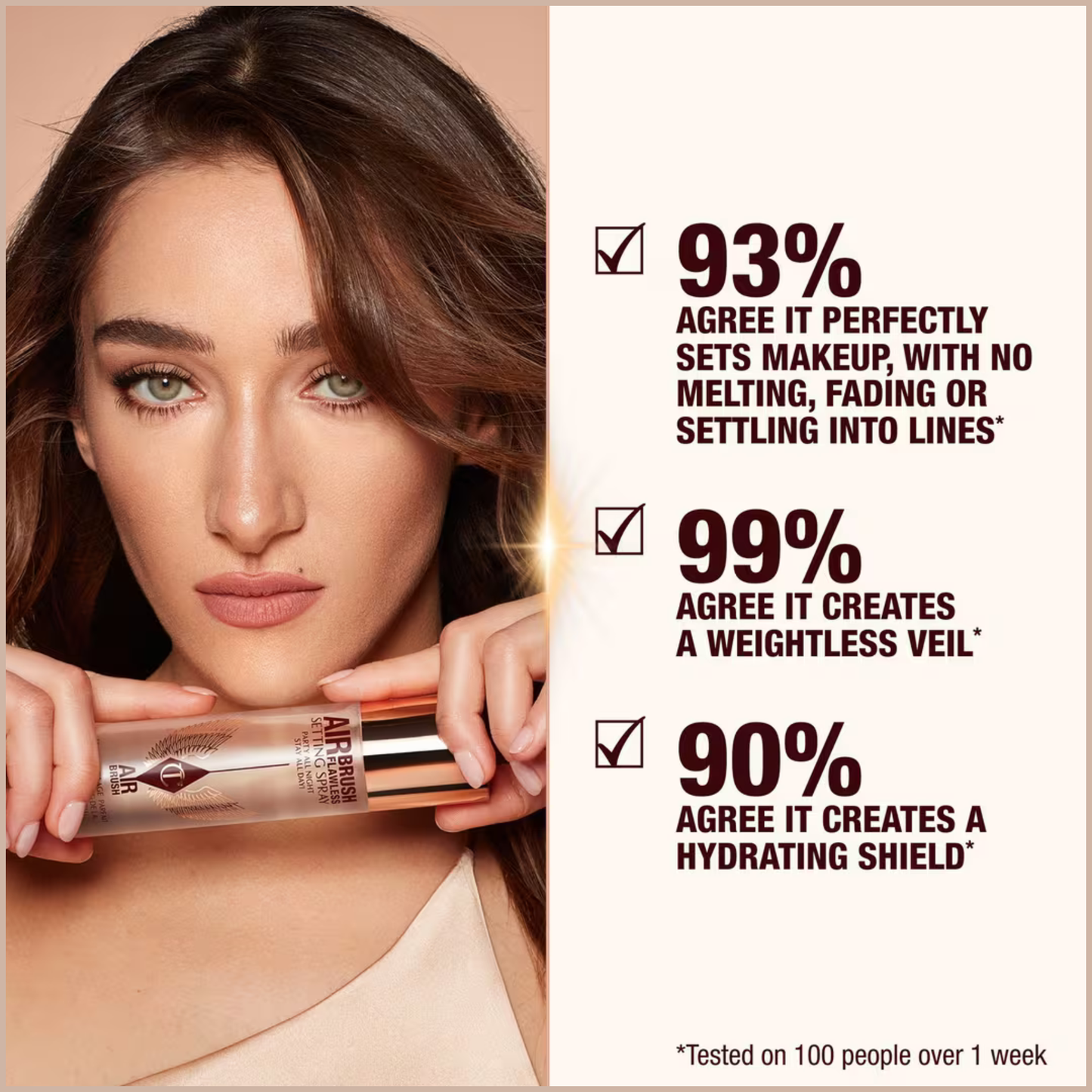 Airbrush Flawless Hydrating & Waterproof Setting Spray – 16HR Makeup Hold, Pore-Blurring Finish & Lightweight Mist