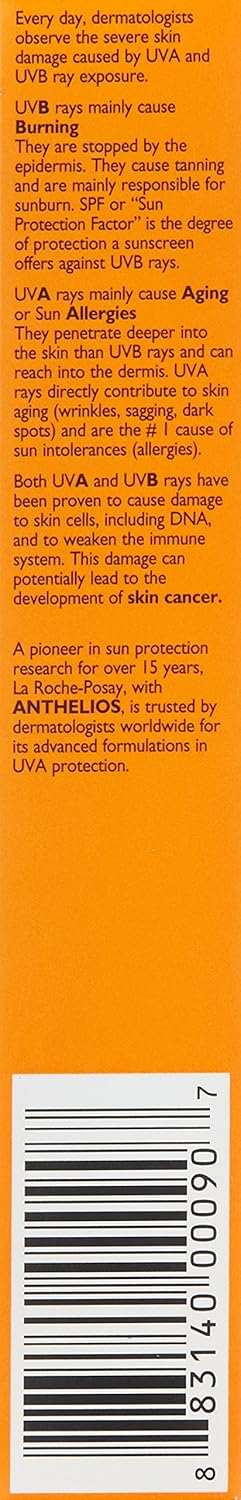 Anthelios Mineral Zinc Oxide Sunscreen SPF 50 – Ultra-Light Broad Spectrum Face Sunscreen with Matte Finish - Non-Tinted
