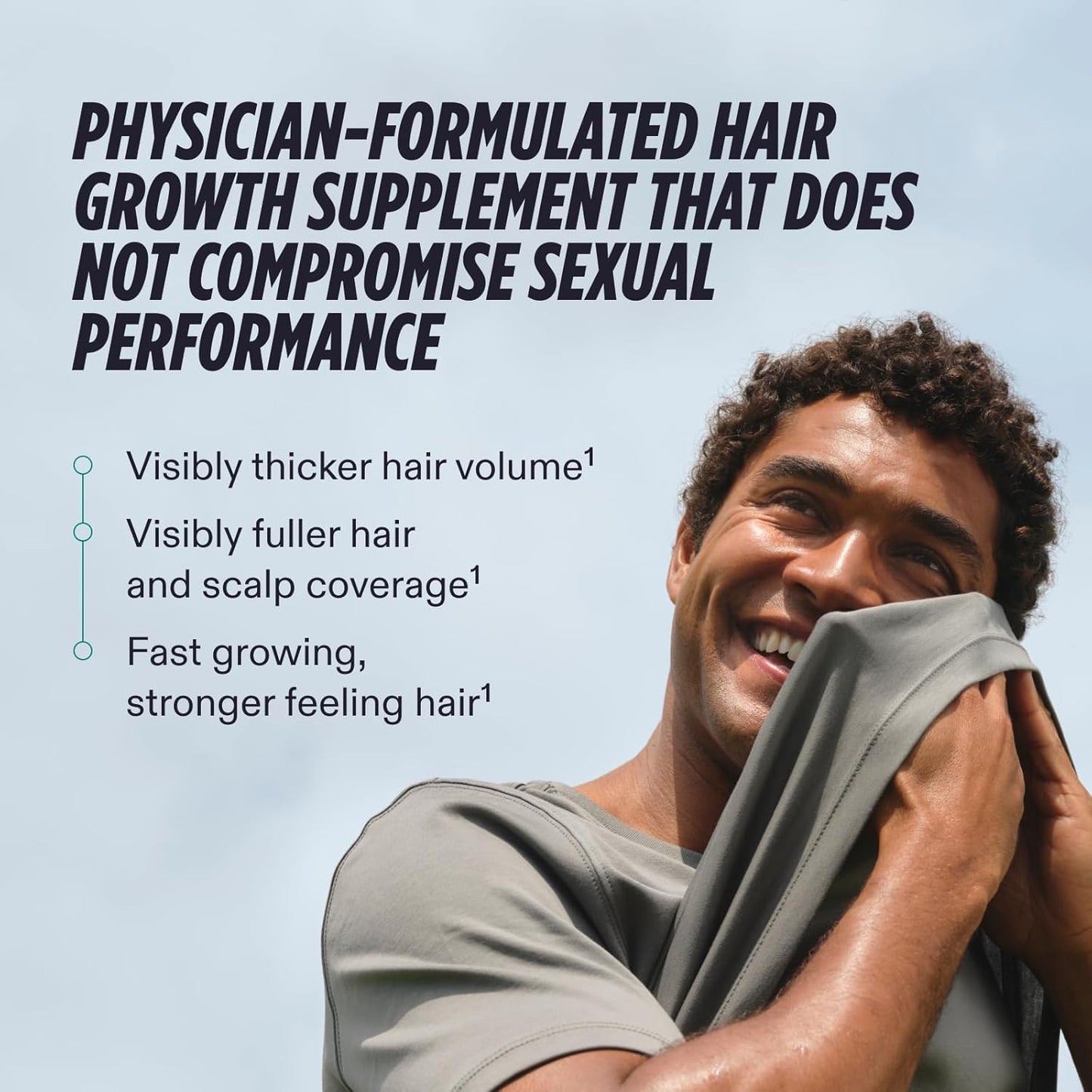 Nutrafol Men’s Hair Growth Supplements – 1-Month Supply for Visibly Thicker Hair & Improved Scalp Coverage