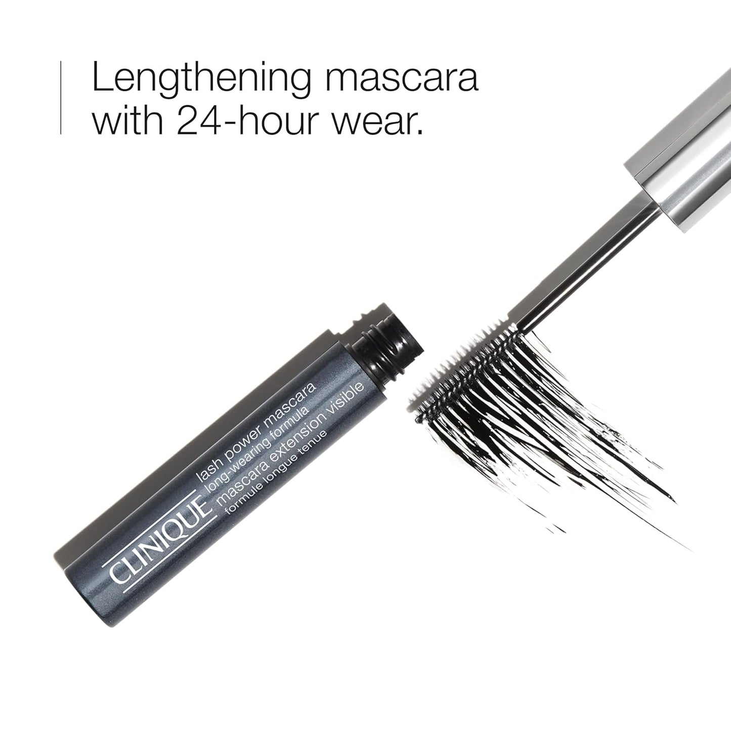 Clinique Lash Power Tubing Mascara – Long-Wearing Lengthening Mascara for Sensitive Eyes – 24-Hour Wear