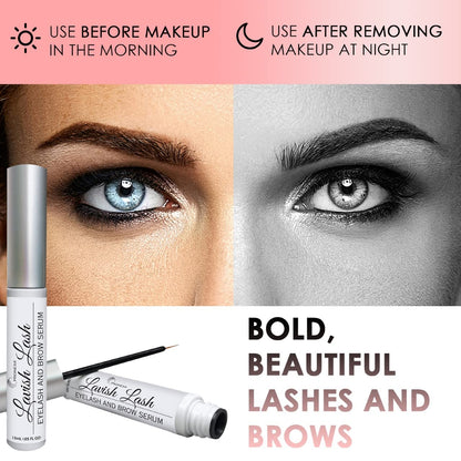 Pronexa Hairgenics Lavish Lash – Eyelash & Brow Enhancing Serum with Biotin, Peptides & Botanical Extracts – 3ml